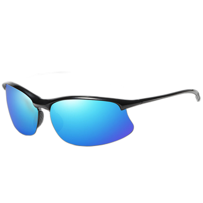 Semi Rimless Sports Polarised Sunglasses
