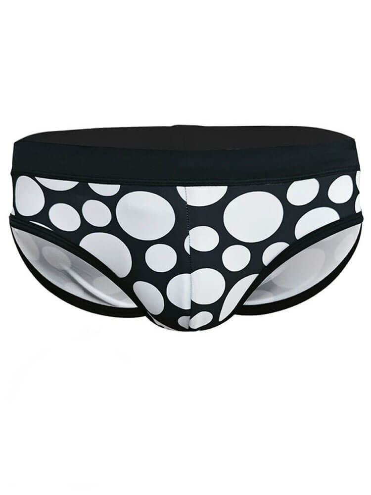 Men's Sexy Polka-Dot Print Beach Swim Briefs