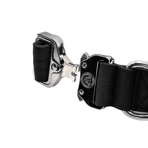 4cm Tactical Tracker Collar Midnight Black