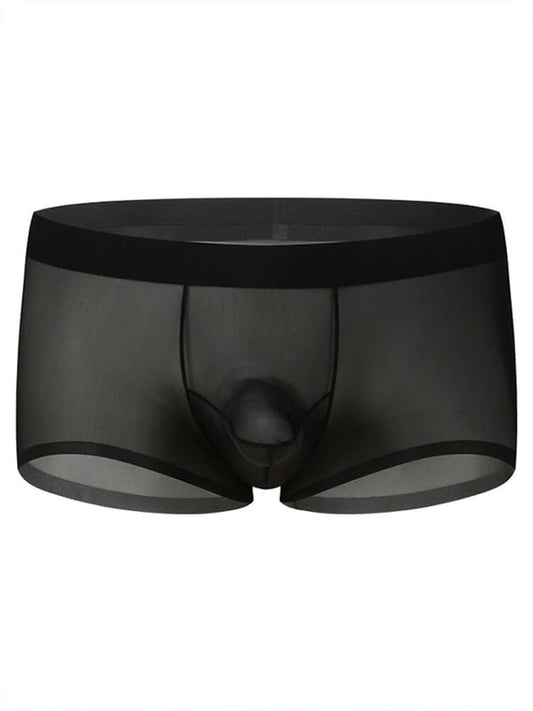 Men's Ice Silk Gun Bullet Separate Thin Trunks