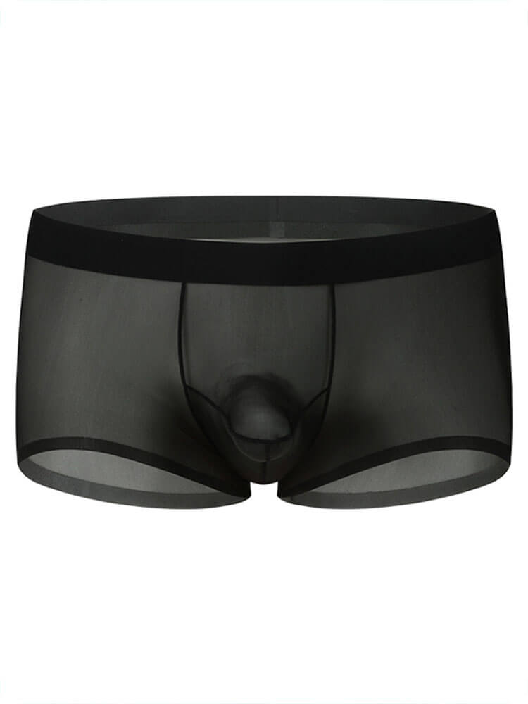 Men's Ice Silk Gun Bullet Separate Thin Trunks