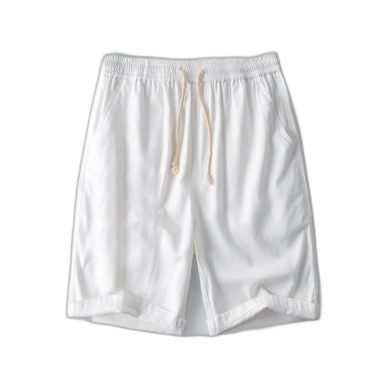Rustic Breeze Linen Shorts