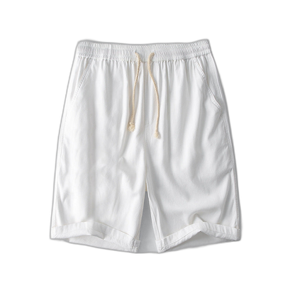 Rustic Breeze Linen Shorts