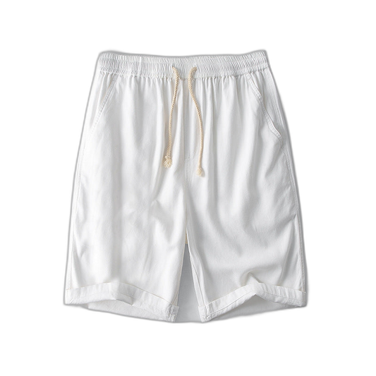Rustic Breeze Linen Shorts