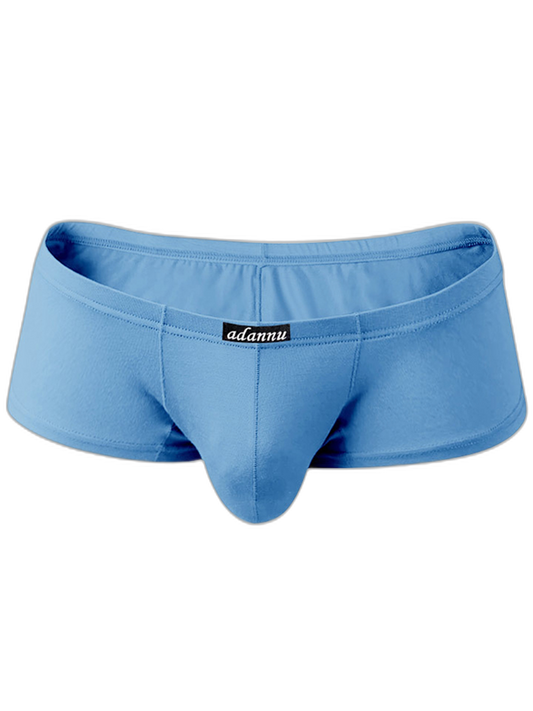 2 Pack Men's Sexy Low-rise Roomy Pouch Trunks