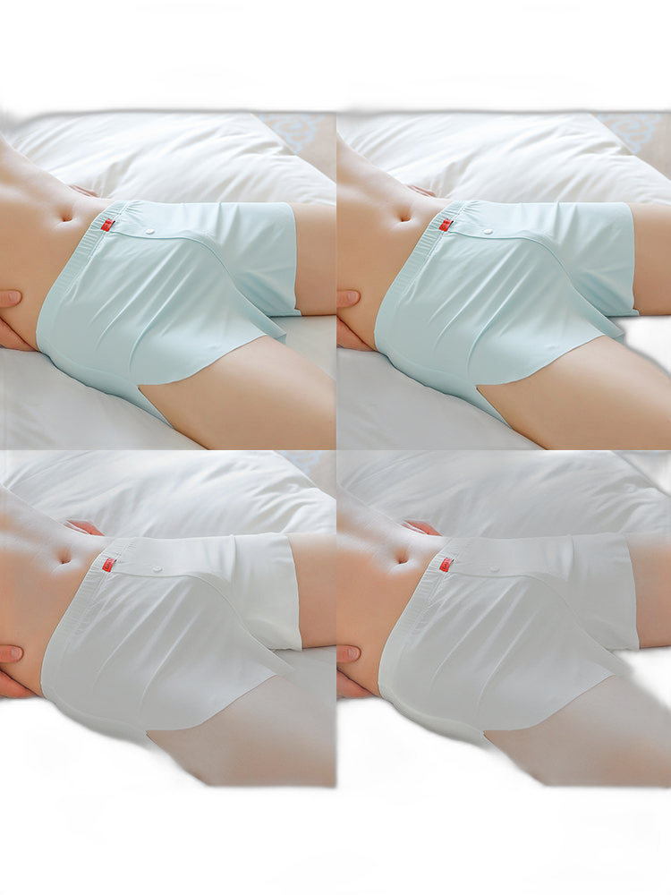 4 Packs of Men's Loose Breathable Sports Casual Underwear
