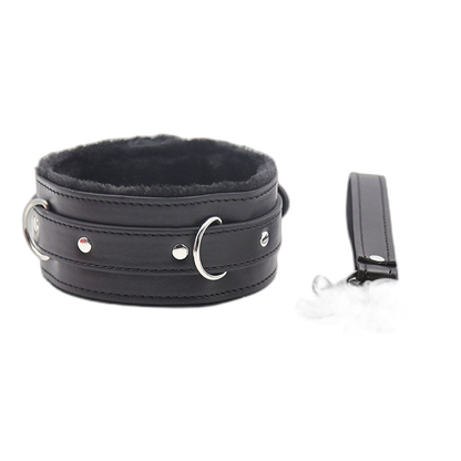Kinky Fur Lined Bondage Collar