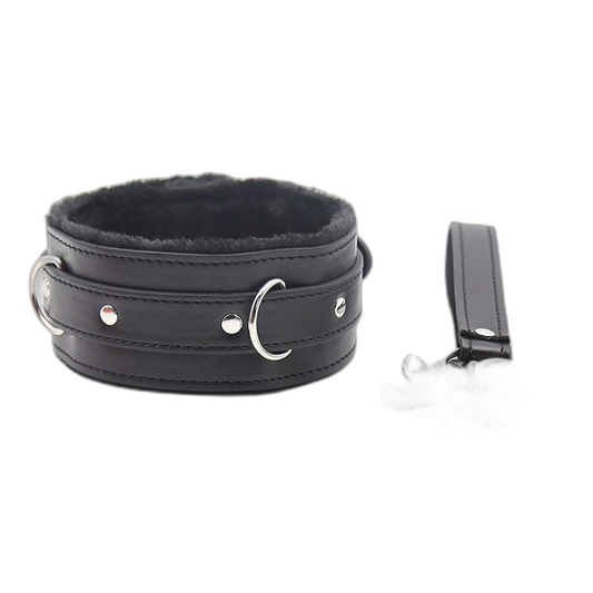Kinky Fur Lined Bondage Collar