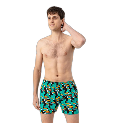 Green Toucan Graphic Boxers