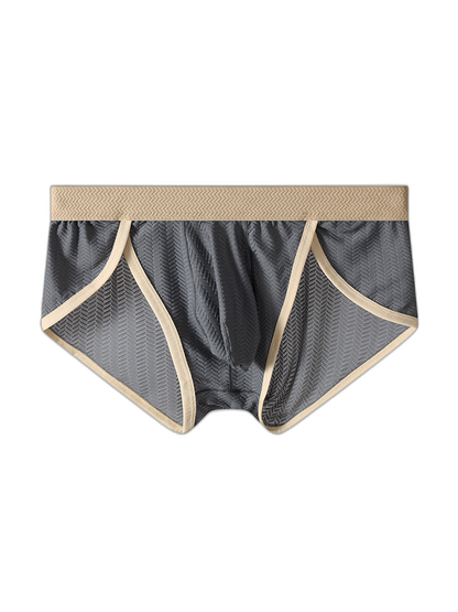 2 Pack Men's Breathable High-Stretch Seamless Comfort Odor-Control Briefs