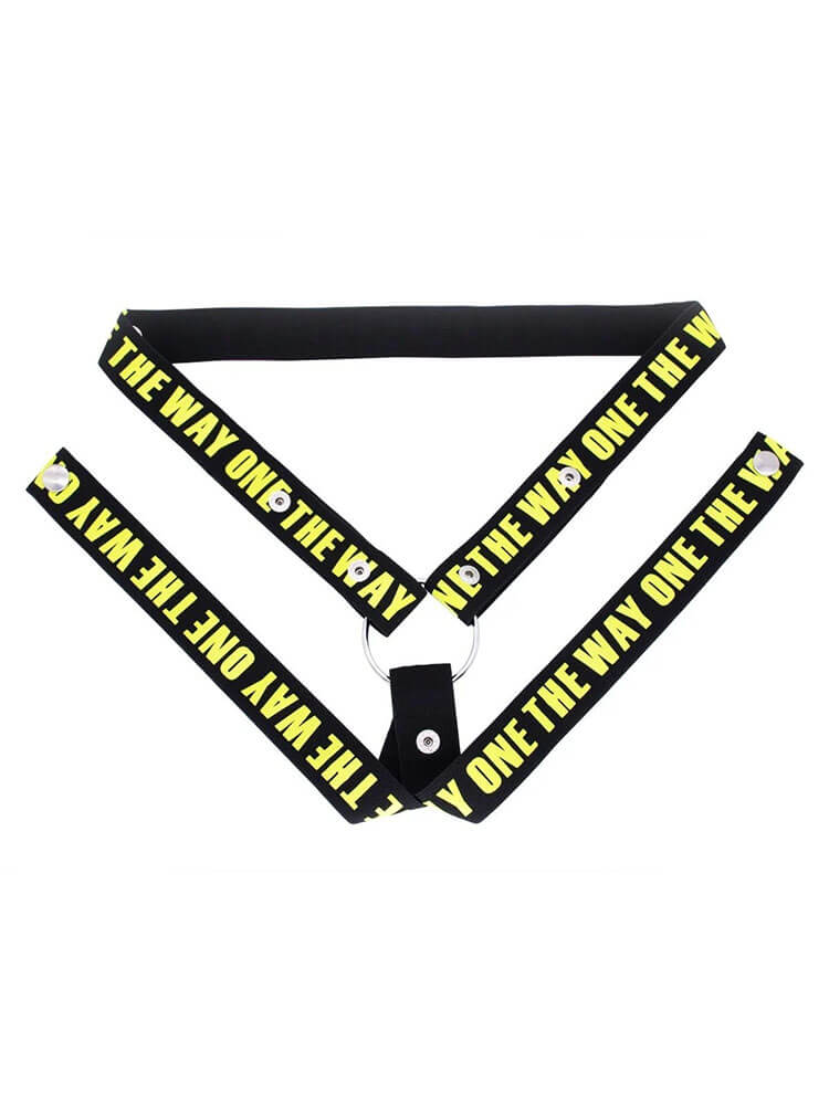 Men's Chastity Lock Elastic Auxiliary Belt