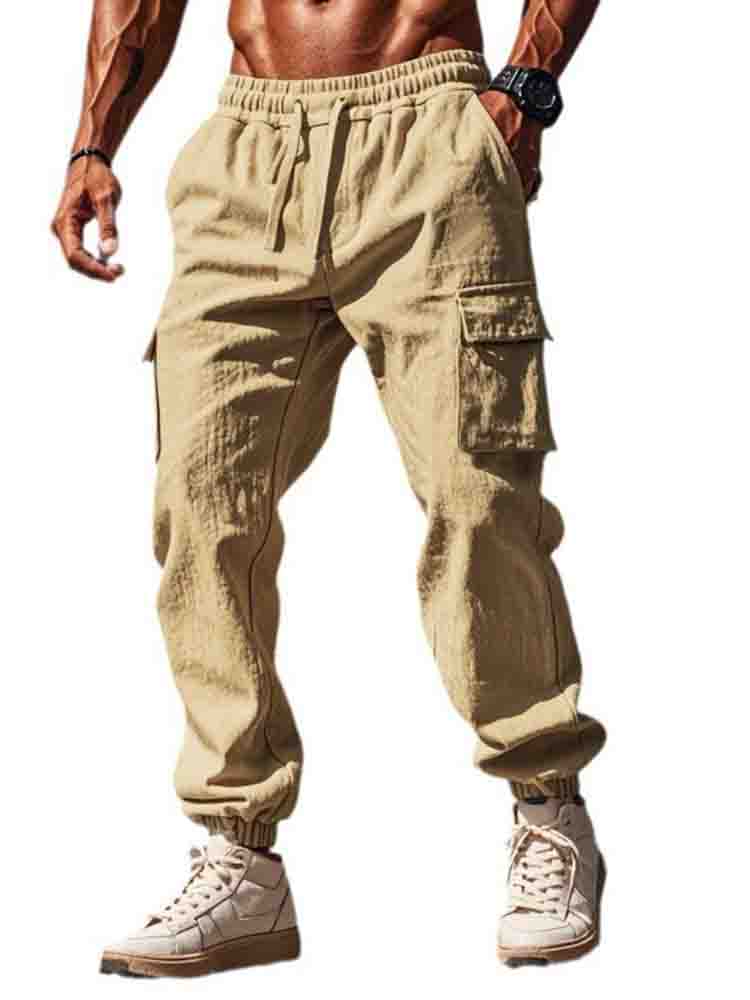 Men's Multiple Pockets Casual Pants