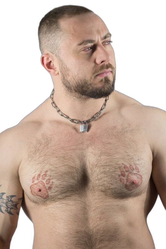 ruff GEAR Pitbull Chain 3mm with 20mm Master Lock