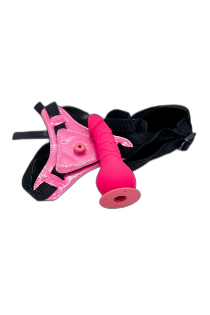 Pink Strap On Dildo