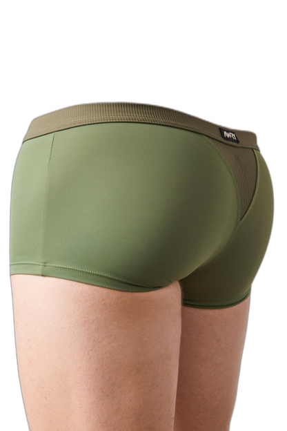 SURGE Swim Thong Trunks - Army Green
