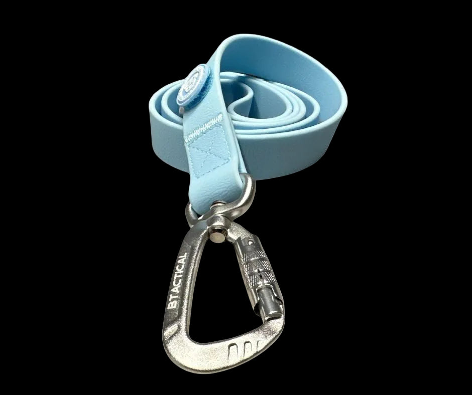 Tactical Carabiner Clip Lead Blue