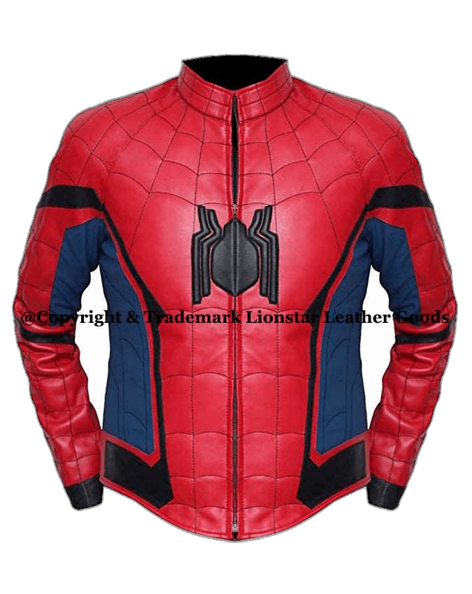 LionStar Spider Real Leather Spiderman Jacket