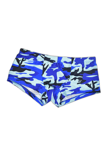4-pack Men's Low-rise U-pouch Camouflage Boxer Briefs