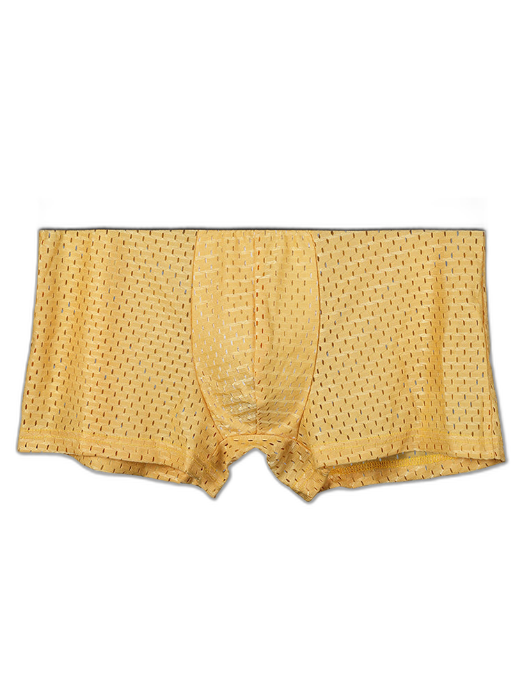 4 Pack Mesh Ice Silk Cool Fresh Men's Trunks