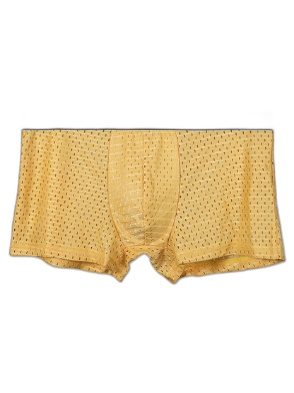 4 Pack Mesh Ice Silk Cool Fresh Men's Trunks