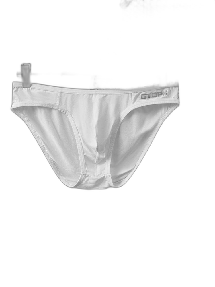 2 Pack Men's U-Shaped Pouch Single Layer Moisture-Wicking Comfortable Sexy Bikini