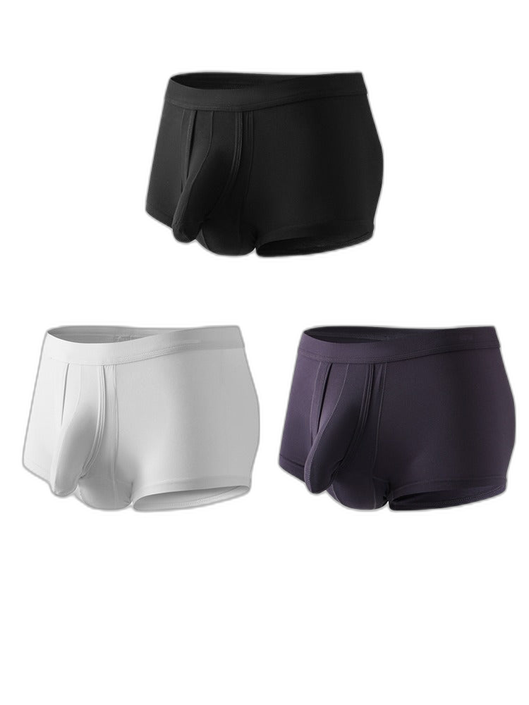 Sexy Separated Ball Pouch Trunks For Men