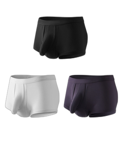 Sexy Separated Ball Pouch Trunks For Men