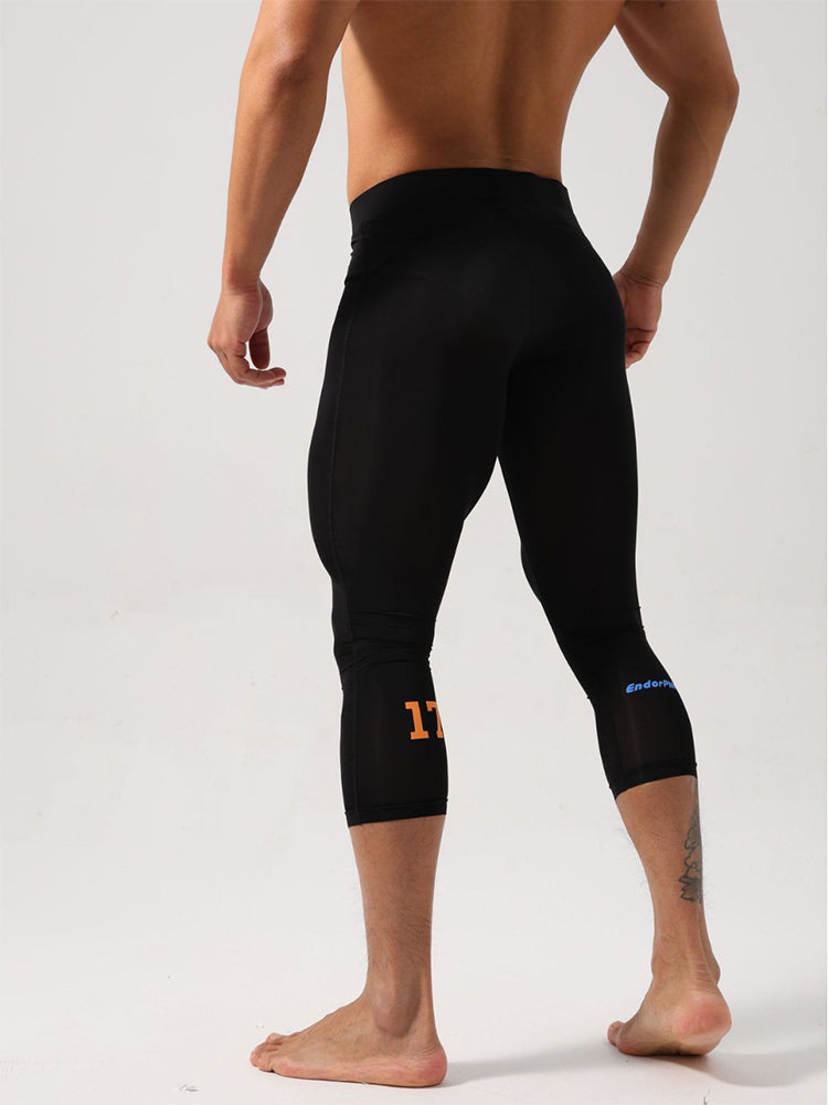 Men's Super Stretch Quick-drying Cropped Leggings
