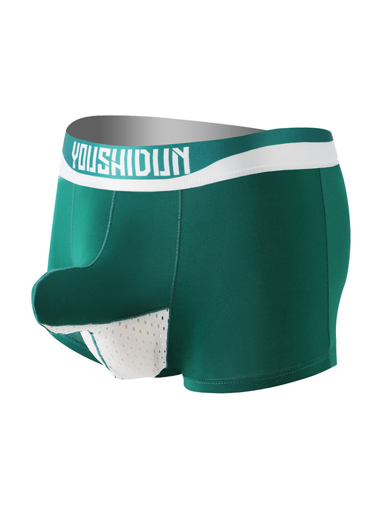 Mid-waist Cotton Breathable Boxer Briefs