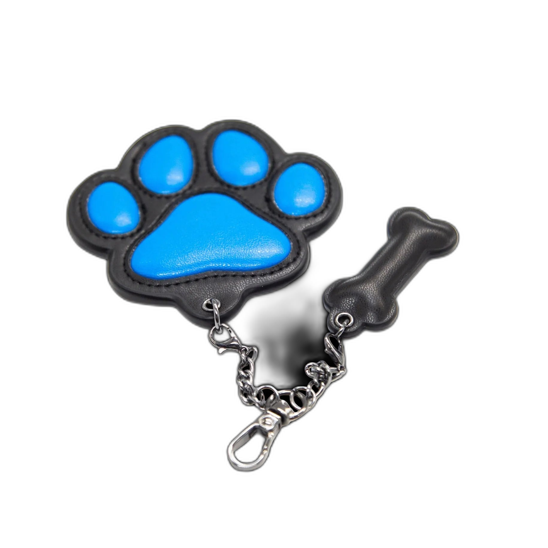 PU Leather Puppy Paw Keychain