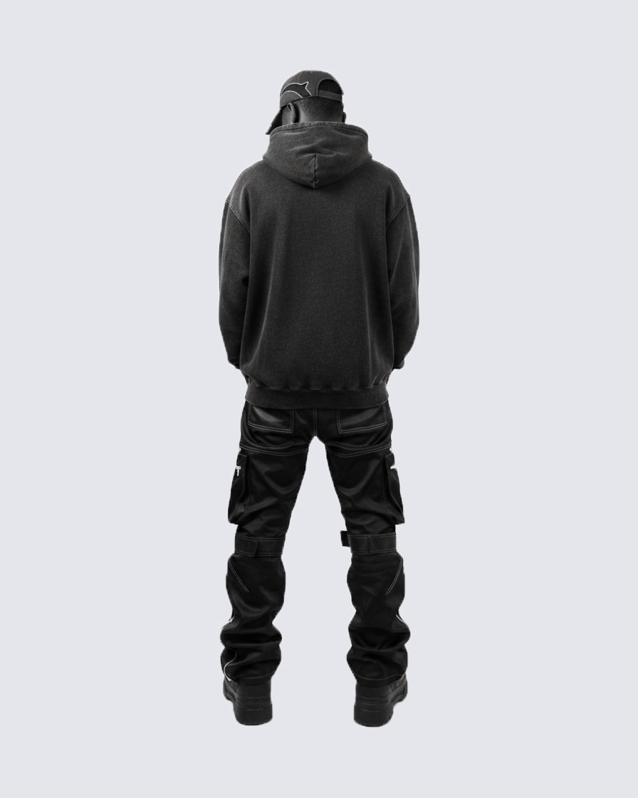 Tribal Flame Graphic Hoodie
