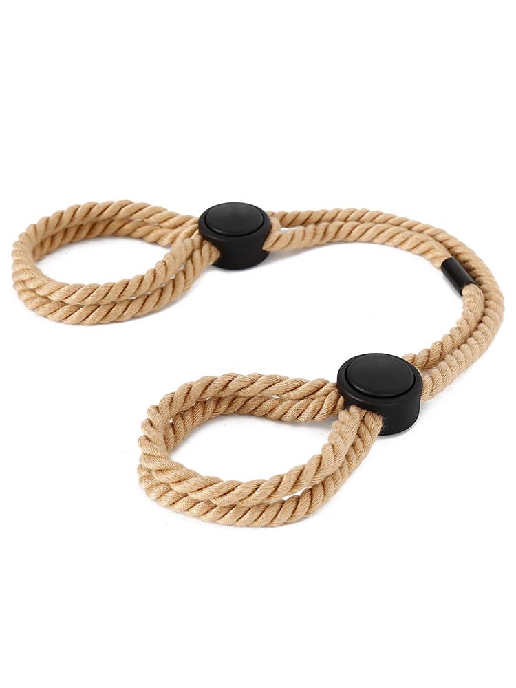 Couples' Versatile Cotton Rope Hand Ankle Cuffs