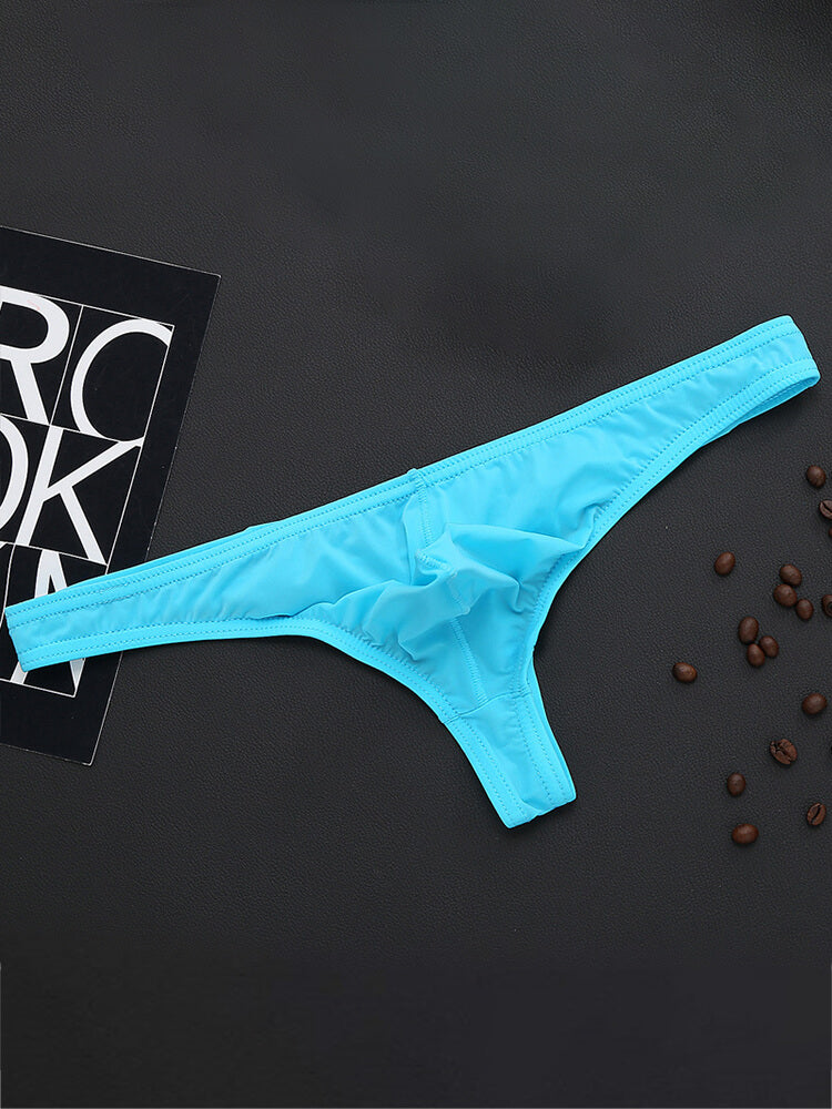 Men's Semi-Transparent Breathable Low-Rise Thong
