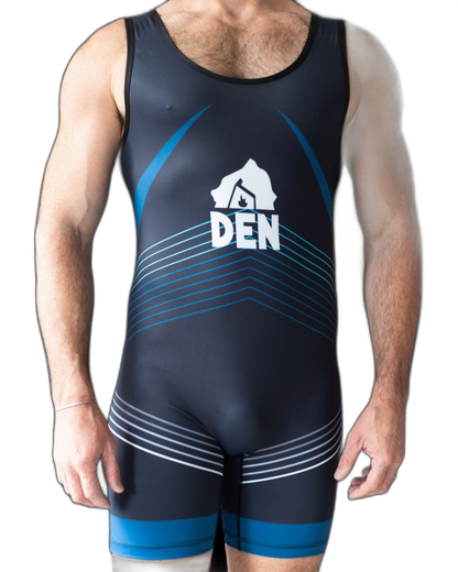 DEN Wrestling Singlet - Black