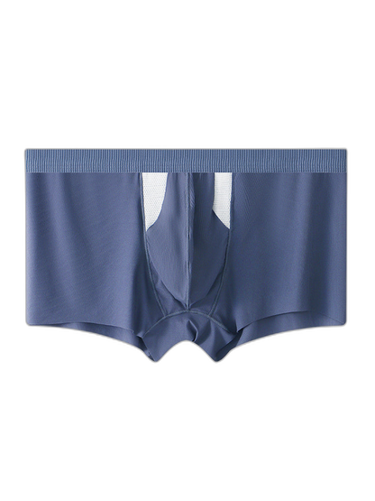 3 Pack Split-Support Men's Trunks- Breathable & Bulge-Enhancing