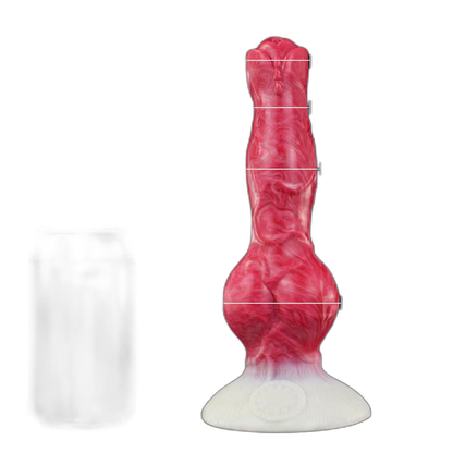 Luna - 8 Inch Squirting Dildo - Kanis Dildo - Knot Dildo