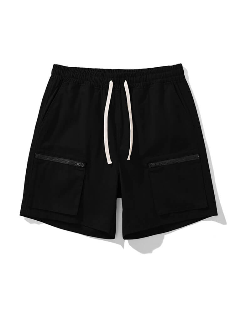 Men's Front Zip Breathable Pure Cotton Shorts