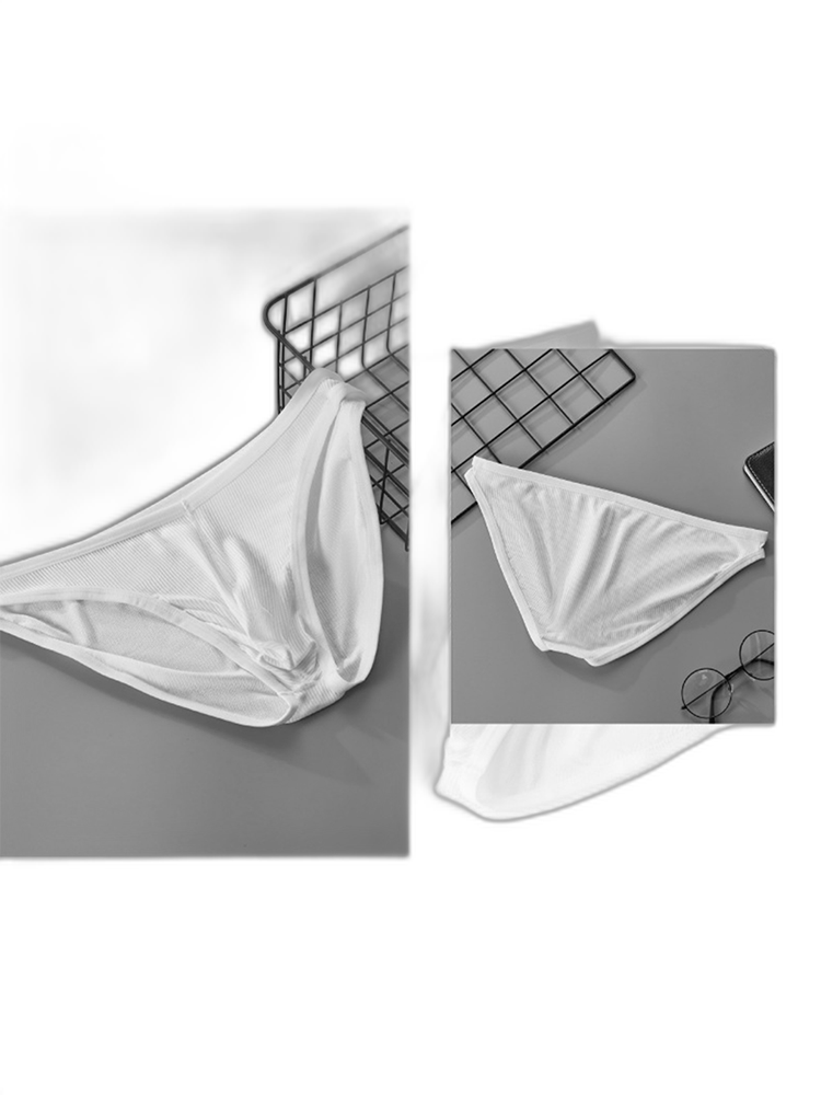 Sexy V-shape Low-rise Threaded Bikini For Men