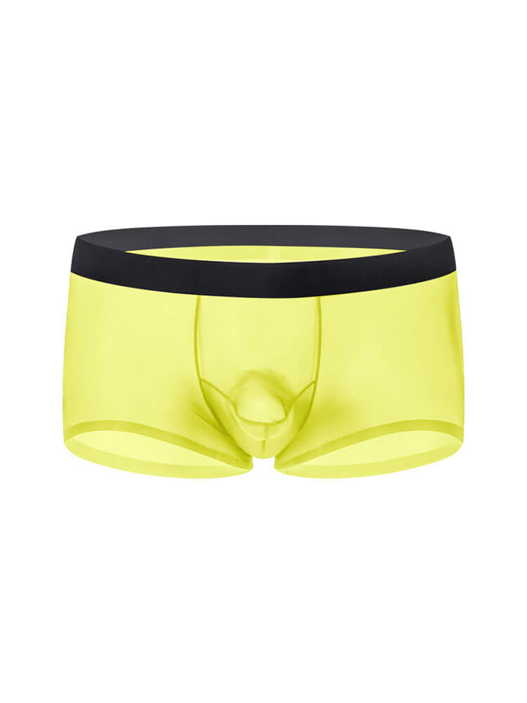 Men's Ice Silk Gun Bullet Separate Thin Trunks