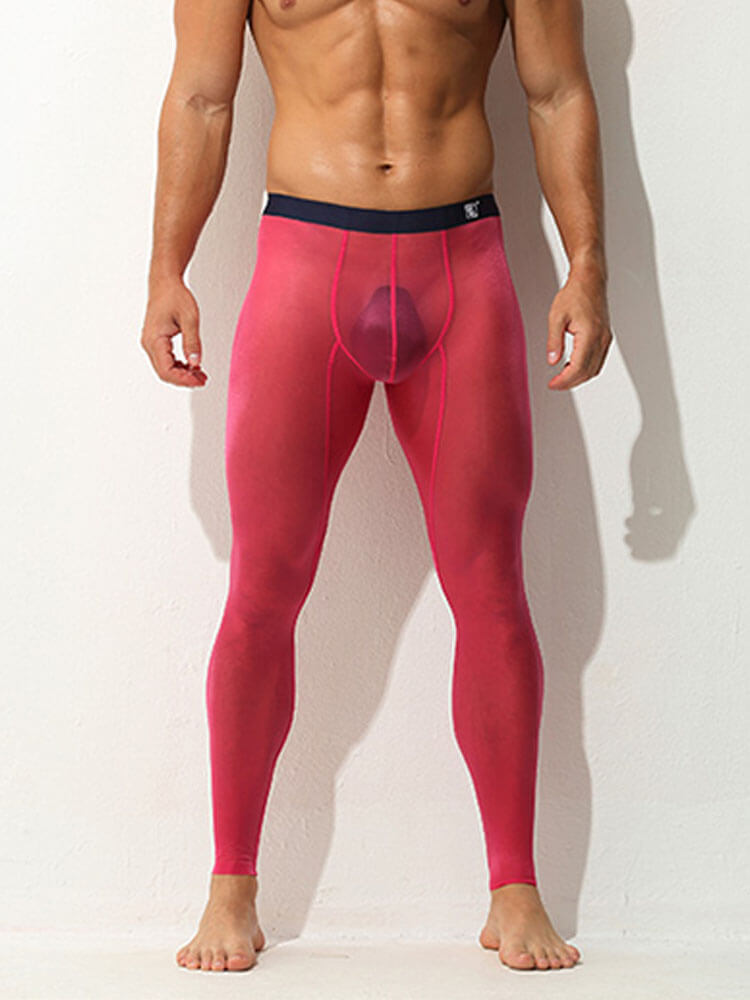 Men's Sexy High-Elastic Transparent Leggings