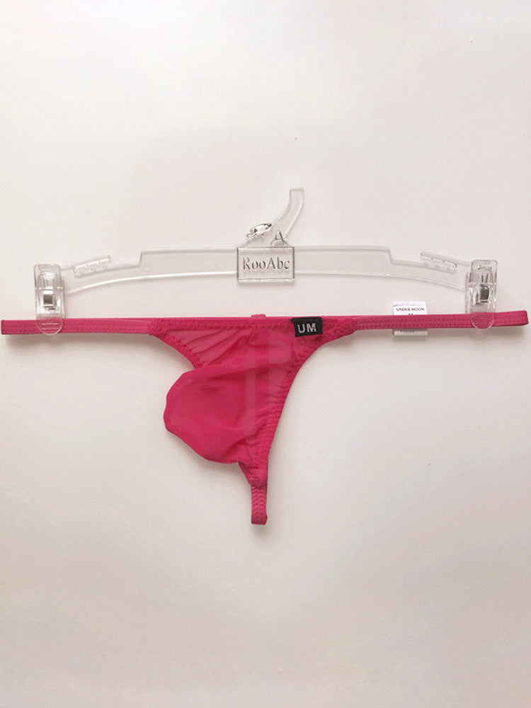 Men's Ultra Thin Mesh Sheer Mesh Thong