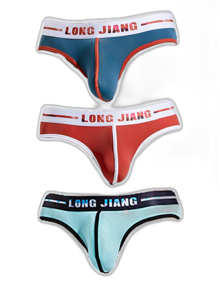 3 Pack Men's Seamless Ice Silk Comfy Underwear