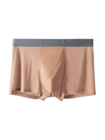 3 Pack Trackless Summer Ultra Thin Pouch Men's Trunks