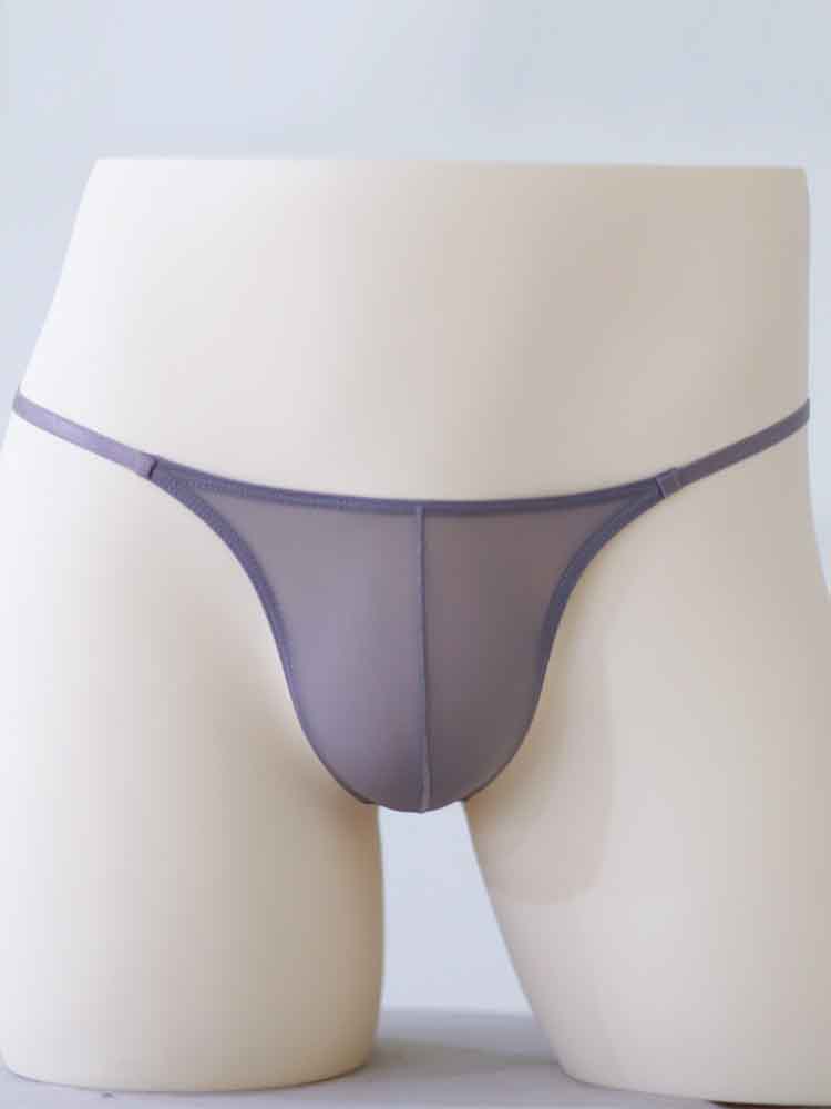 Men's quick-drying Thong Transparent Ultra-thin