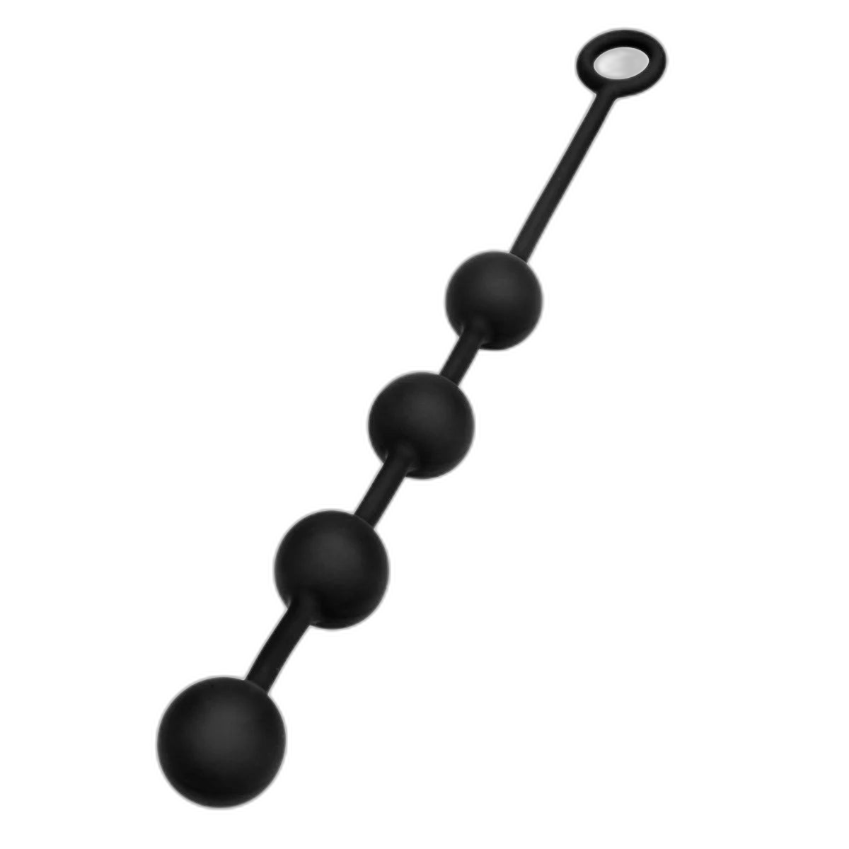 Prowler RED Silicone Anal Beads Black Small