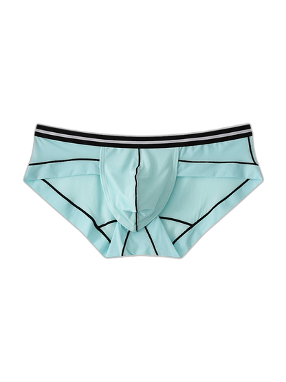 3 Pack Men's Semi-Transparent Comfortable Soft Skin-Friendly Minimalist Briefs