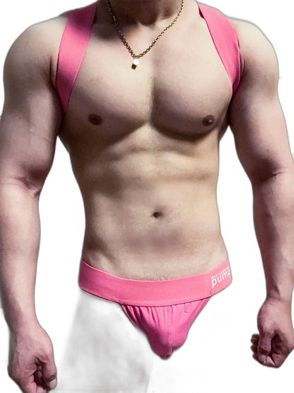 Men's Athletic High-Elasticity Compression Activewear Shoulder Strap & Underwear