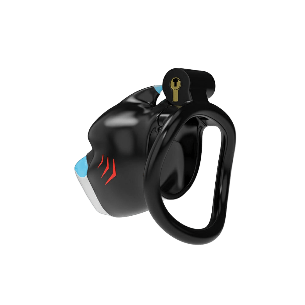 Furrjoi Shark Chastity Cage Red