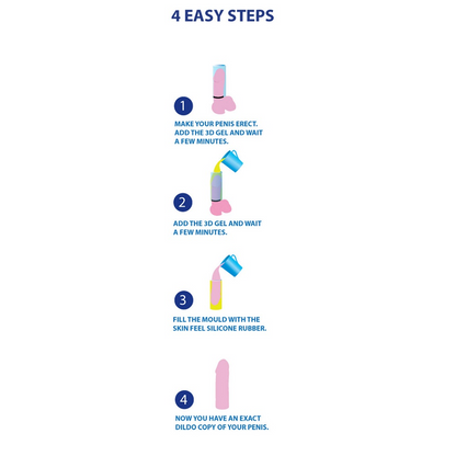 Cloneboy Cast Your Own Silicone Dildo Kit-Flesh