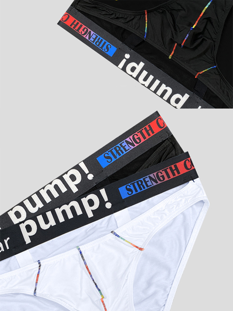 2 Pack Men’s Sexy Low-rise Garter Briefs